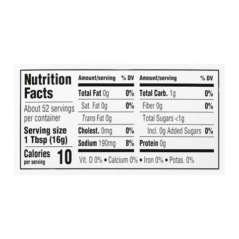 Heinz Tomato Ketchup, No Added Sugar-Nutrition-Facts