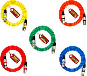 PEARL 1.5 Meter XLR Male to XLR Female Balanced shielded Microphone ...