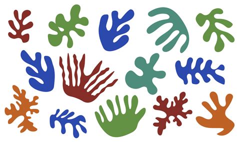 Geometric And Organic Shapes In Art