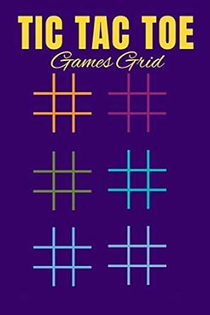Tic Tac Toe Games Grid: Pocket Brain Game Book For Teen Kids (720 Game ...