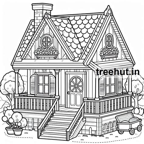 Doll House Coloring Pages