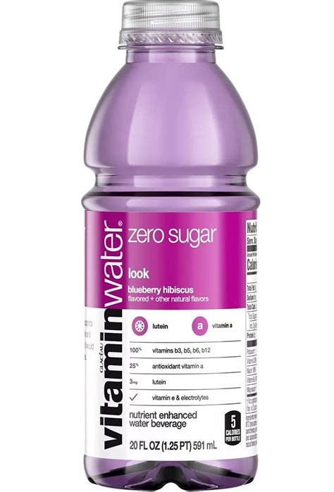 GLACEAU vitaminwater Vitamin Water ZERO Sugar Variety Pack - 20 fl Oz ...