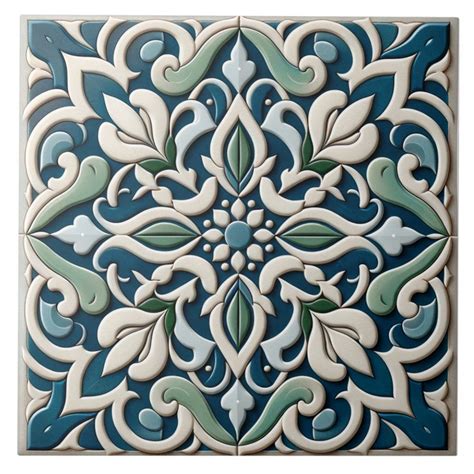 2024 Trends: Symmetrical Floral Tiles | Zazzle