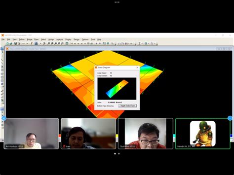 Structural Analysis SAP 2000 的图像结果