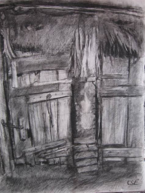 Pig house4 Drawing by Eva Csontos | Saatchi Art