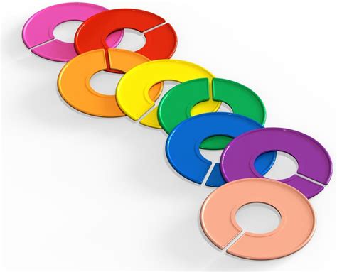Buy discount sizing Clothing Rack Size Dividers Blank Round 8 Colors ...