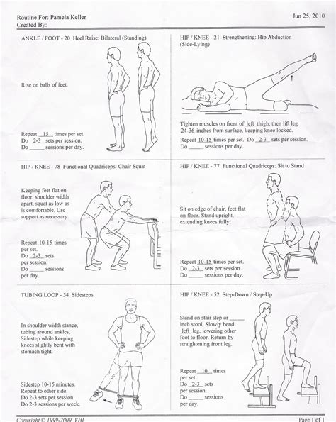 Image result for Total Knee Replacement Exercise Program