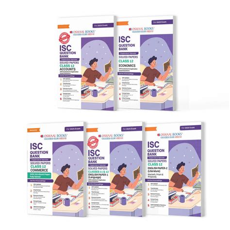 ISC Question Bank Class 12 | Maths, Science, English & All | For Board ...