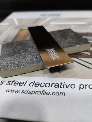 Stainless Steel Decorative Profile - SS Decorative PVD Color Profile By ...