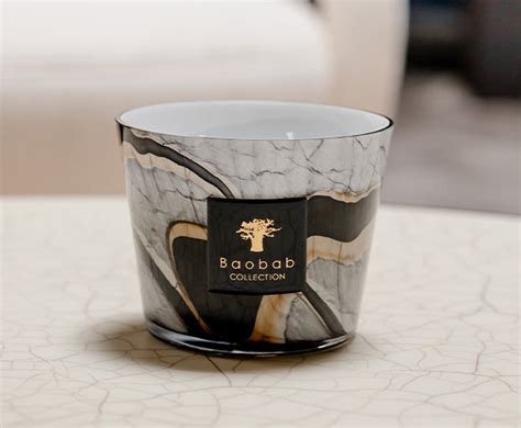 Baobab Stones Marble Candle - Luxurious Fragrance and Elegant Decor ...