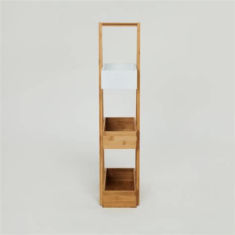 Buy Omnia Bamboo 3-Tier Bathroom Storage Stand from Home Centre at just ...