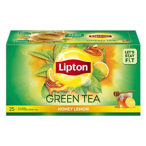 Buy Lipton Honey Lemon Green Tea Bags, 25 Count | 19 Minutes Delivery ...