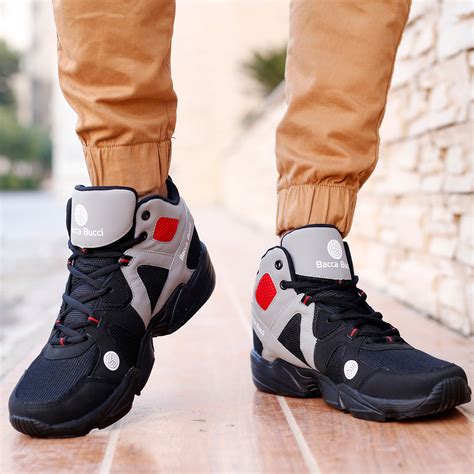 Bacca Bucci Caper | Men's High Top Sneakers with Anti-Slip Sole ...