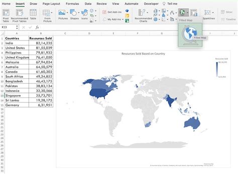 Image result for Excel Map Graph