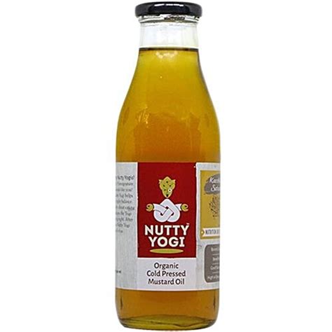 Buy Nutty Yogi Organic Cold Pressed Mustard Oil 1 Ltr Online At Best ...