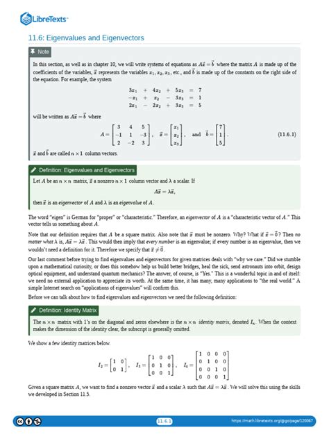 Image result for Eigenfunction and Eigenvalue Solution Example