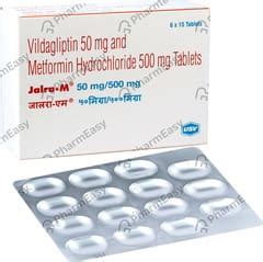 Jalra M 50/500mg Tablet: Uses, Side-effects, Price, Dosage & More Info ...