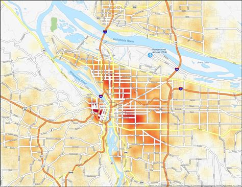 Portland Crime Area Map