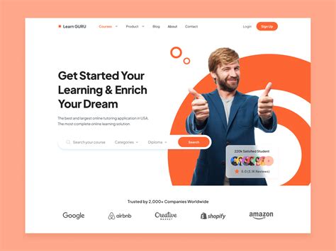 Online Courses - Hero Section by Fachriza Agung on Dribbble