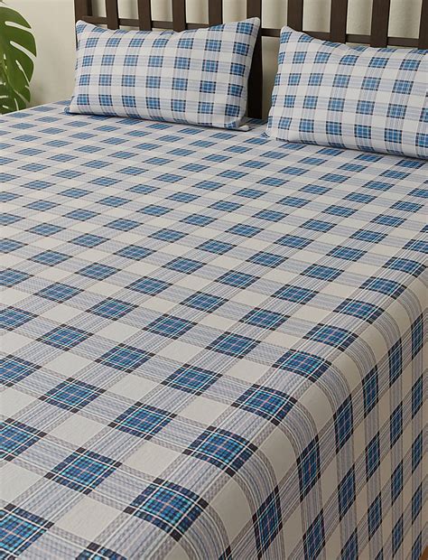 Pure Cotton Printed King Size Bedsheet Set