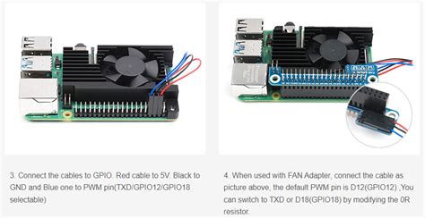 Image result for Raspberry Pi 4B Fan Connection