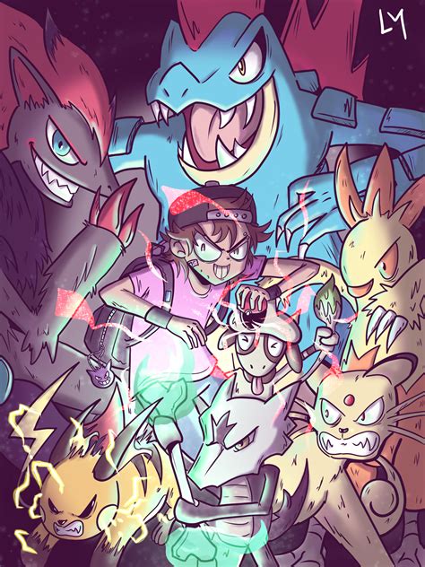 ArtStation - My Pokémon Team - Fan Art