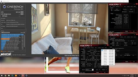 asder`s Cinebench - R20 score: 6214 cb with a Core i9 7900X
