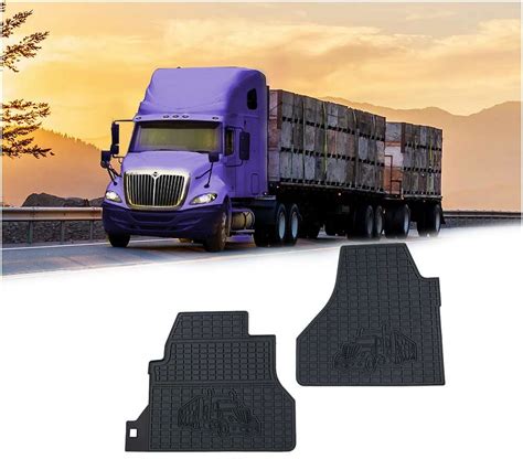 Black Heavy Duty Truck Floor Mats Compatible w/ Inter , LT 2017 & Above ...