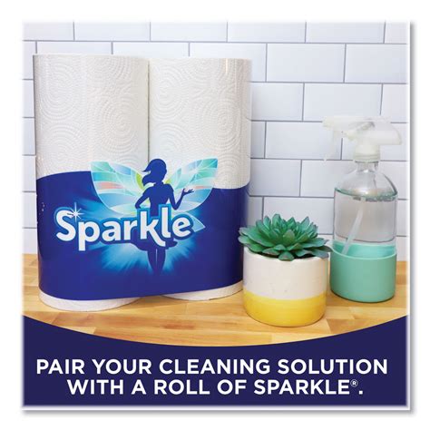 Sparkle® Pick-A-Size Perforated Kitchen Double Roll Towels with Thirst ...