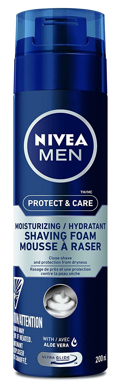 Nivea Men Protect and Care Moisturizing Shaving Foam with Aloevera ...