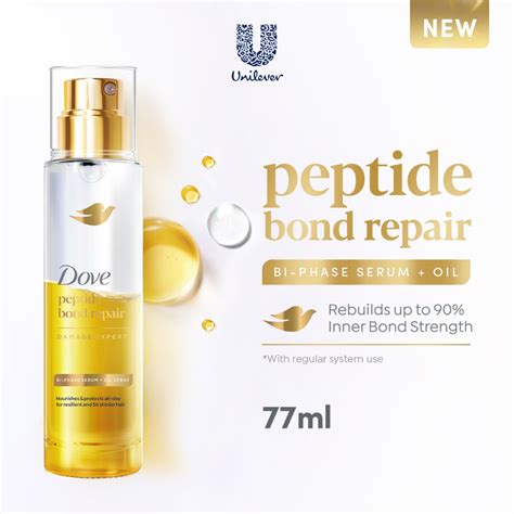 Dove Peptide Bond Repair Bi-Phased Serum and Oil Spray 77mL for ...