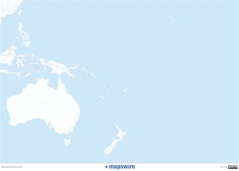 Free Maps of Australia and Oceania | Mapswire