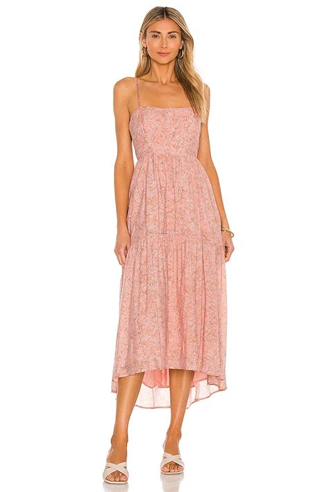ASTR the Label Ursa Dress in Pink Taupe Multi | REVOLVE