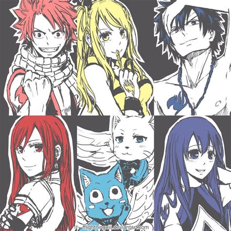 Fairy Tail Main Characters | Fairy tail images, Fairy tail, Fairy tail ...