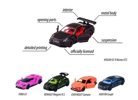 Majorette | Light Racer Giftpack| Audi R8 Coupe | Chevrolet Camaro ...