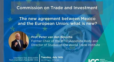 Latest Activities by WTI Director of Studies Peter Van den Bossche