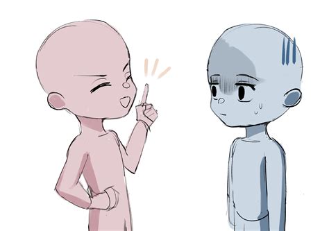 Chibi Couple Kissing Base