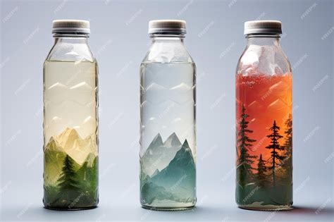 Premium AI Image | Refrigerating water bottles to keep them cold