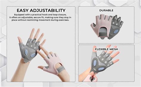 Buy PROBEROS Plastic Women Workout Gloves Crossfit Gym With Anti Slip ...