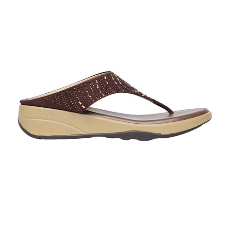 Buy Monrow Aleana Brown Platform Sandals Online