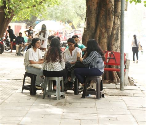 The chatter, laughter and the flurry of activities