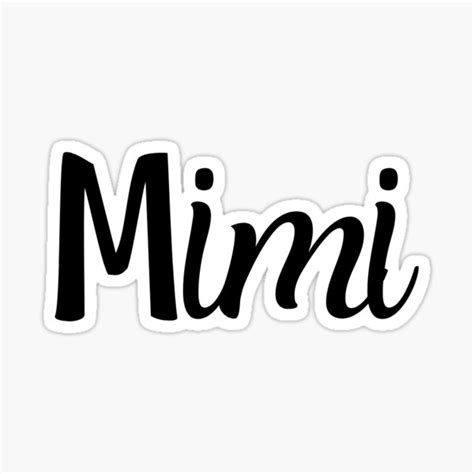 Mimi ロゴ | フレーミングテキストからの無料の名前デザインツール