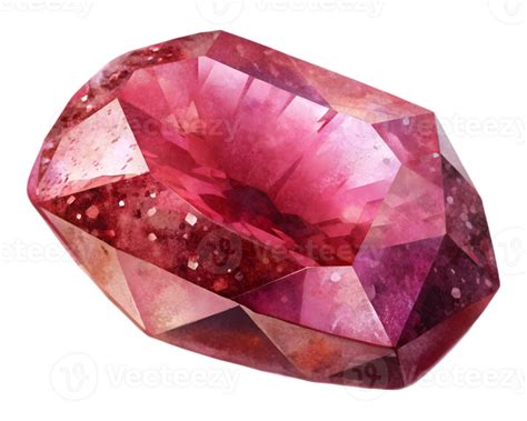 Spinel Gemstone Grain Illustration Isolated on Transparent Background ...