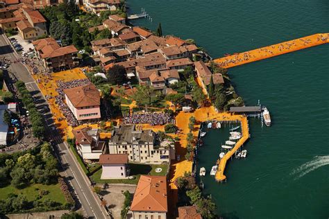 The last great work by Christo and Jean-Claude lets you walk on water ...