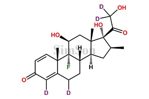 Betamethasone-D4 | CAS No- NA | Simson Pharma Limited