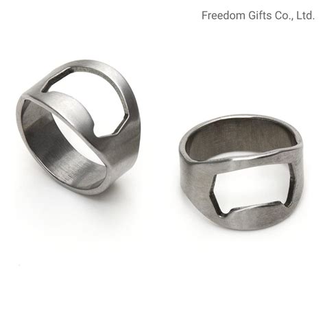 Wholesale Custom Promotional Metal Bottle Opener Ring - Custom Bottle ...