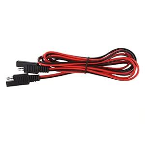 ELBME Universal 18AWG SAE Extension Adapters Charger Cables for Car ...