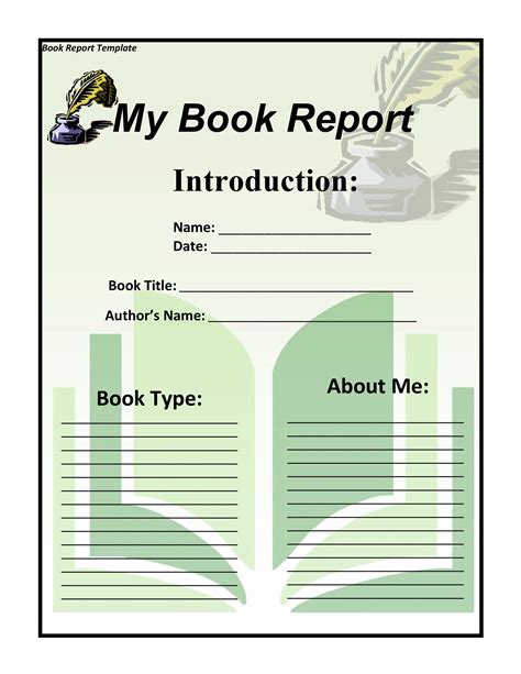 Image result for Example of Book Report Sample