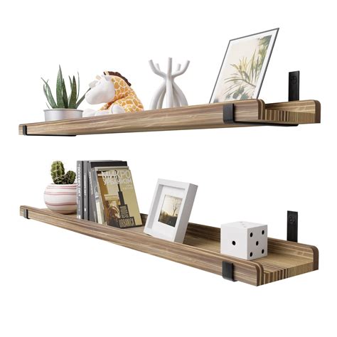 Led Floating Shelf Knotty Pine Wood Rustic Lyons Crafted Lyons Crafted