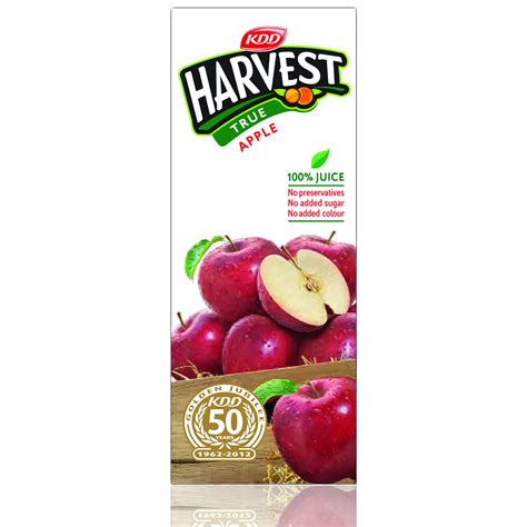 KDD Harvest True Apple 100% Juice, 200ml : Amazon.in: Grocery & Gourmet ...